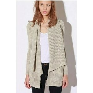 UO ByCorpus shawl collar open drape cardigan